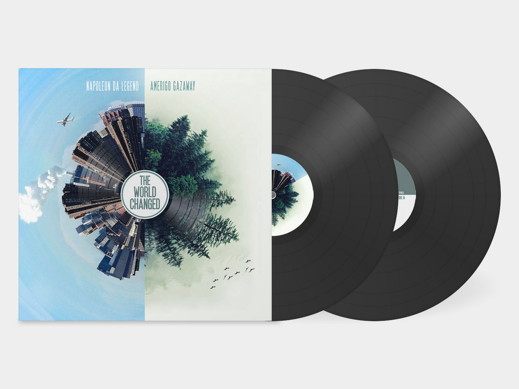 Napoleon Da Legend & Amerigo Gazaway - The World Changed (Vinyl Mockup)