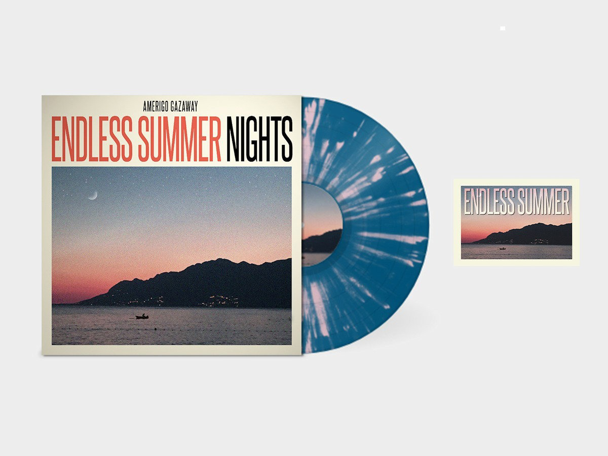 Amerigo Gazaway - Endless Summer Nights - Signed Vinyl + Postcard Mini-Bundle – Free Shipping