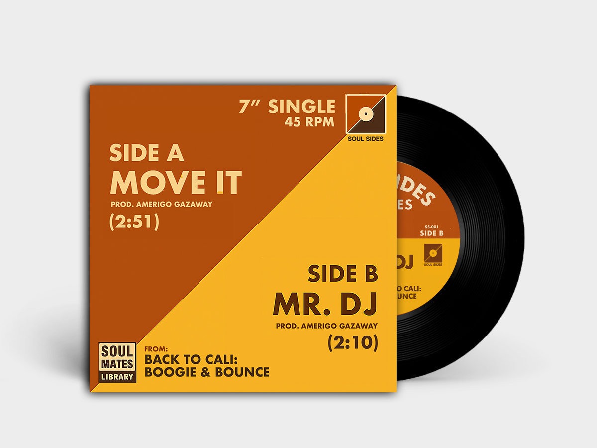 Amerigo Gazaway - Move It / Mr. DJ (Limited Edition 7" Vinyl + CD Bundle) - Image 2