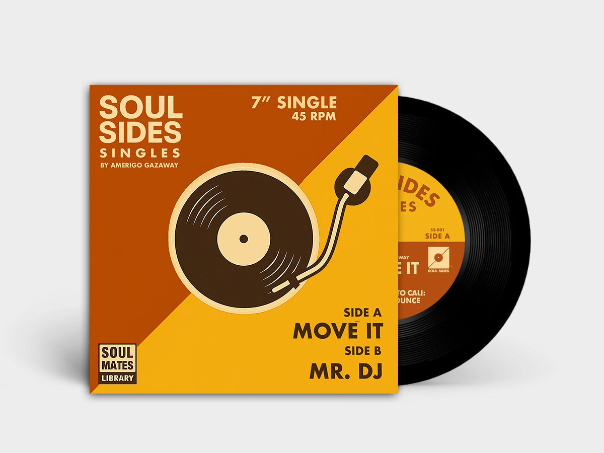 Amerigo Gazaway - Move It / Mr. DJ –  7" Vinyl
