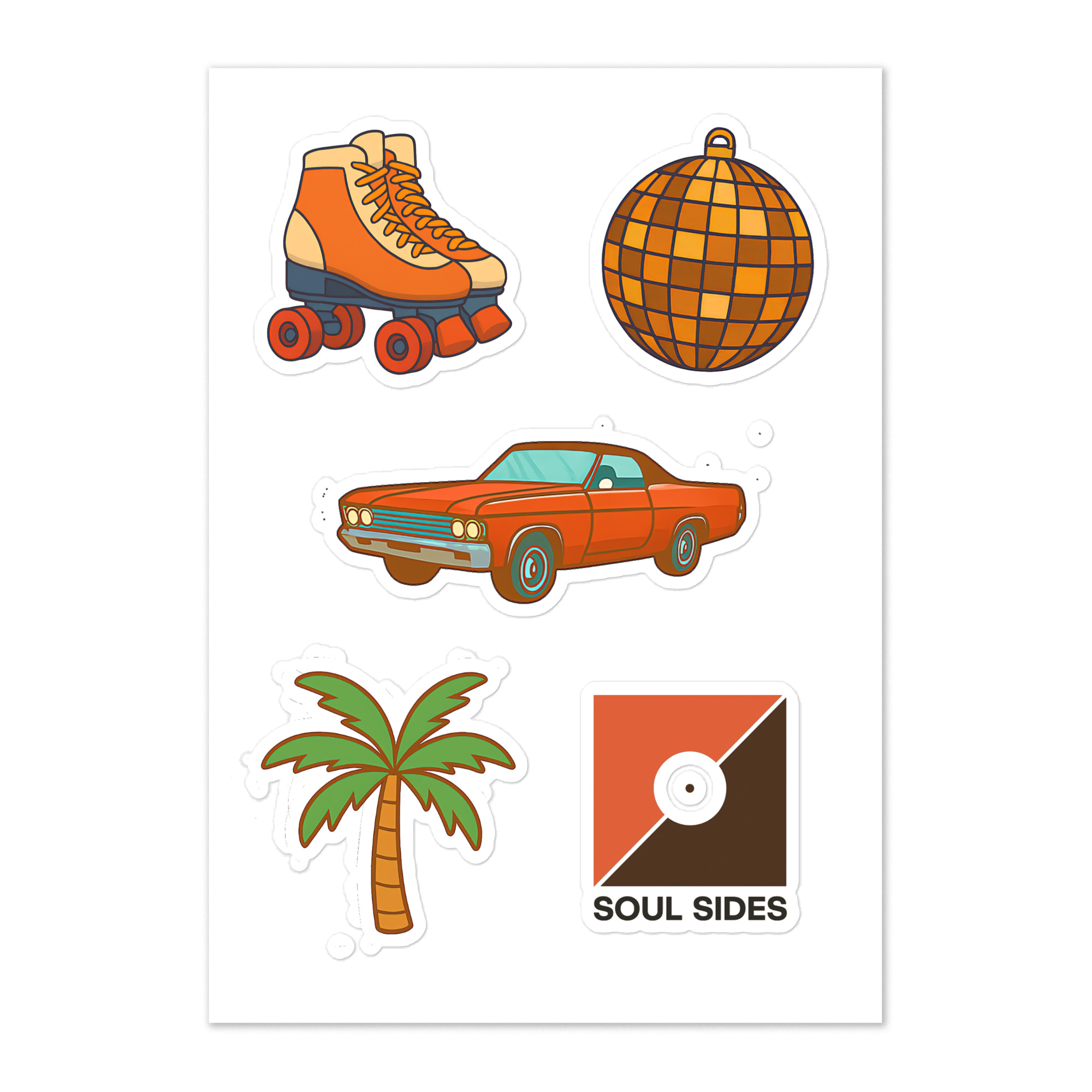 Back to Cali (Sticker Sheet)