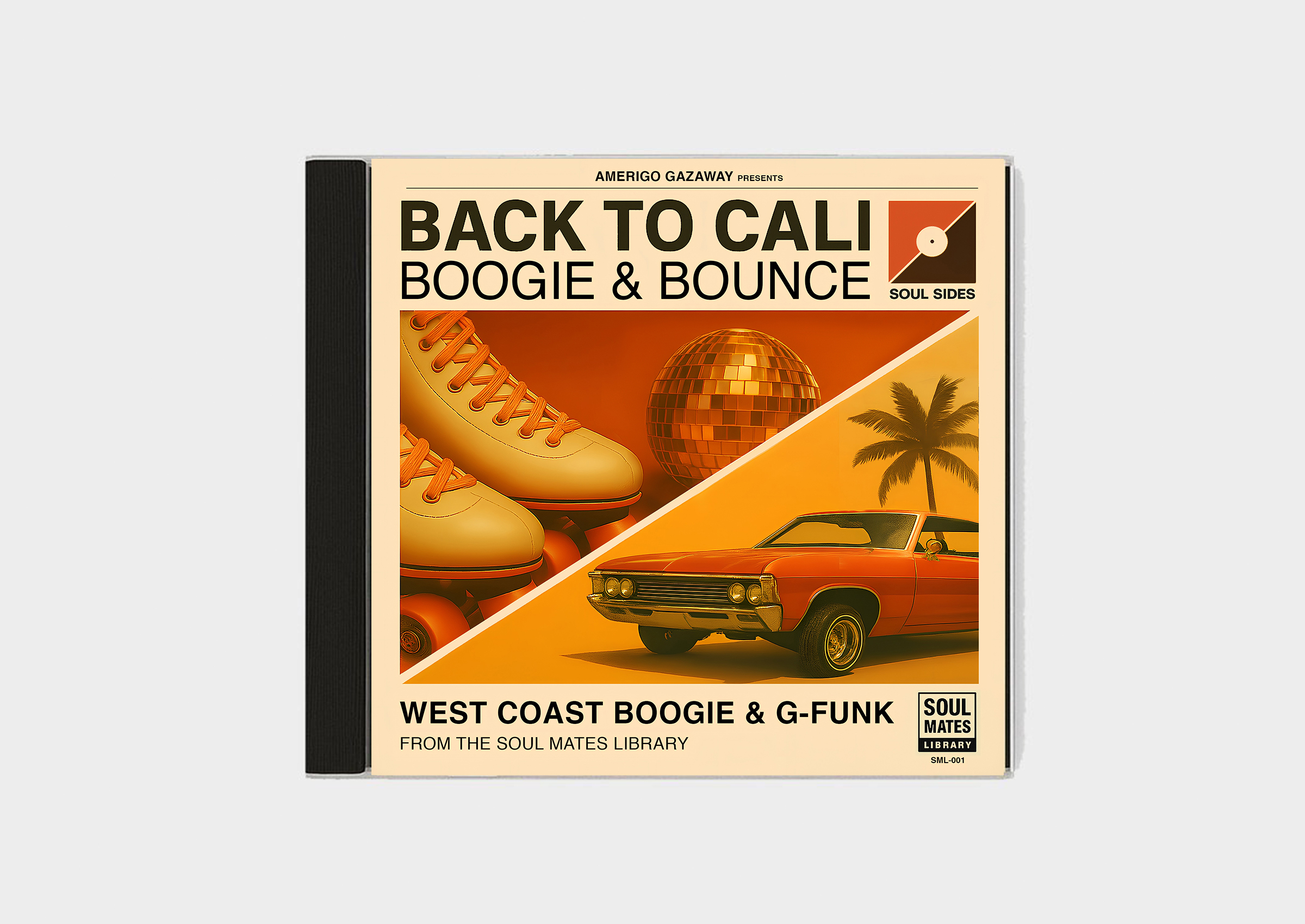 Amerigo Gazaway - Back to Cali: Boogie & Bounce - Mini Bundle (CD or Cassette + 7" Vinyl) [Limited Edition] - Image 3