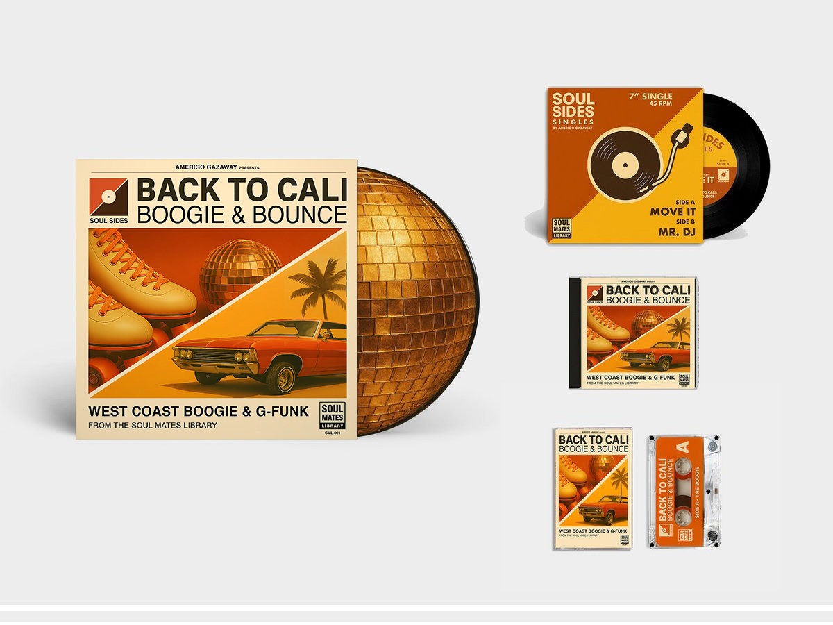 Amerigo Gazaway - Back to Cali: Boogie & Bounce - Deluxe Vinyl Bundle: Picture Disc Edition (LP + CD + Cassette + 7") [Limited Edition]