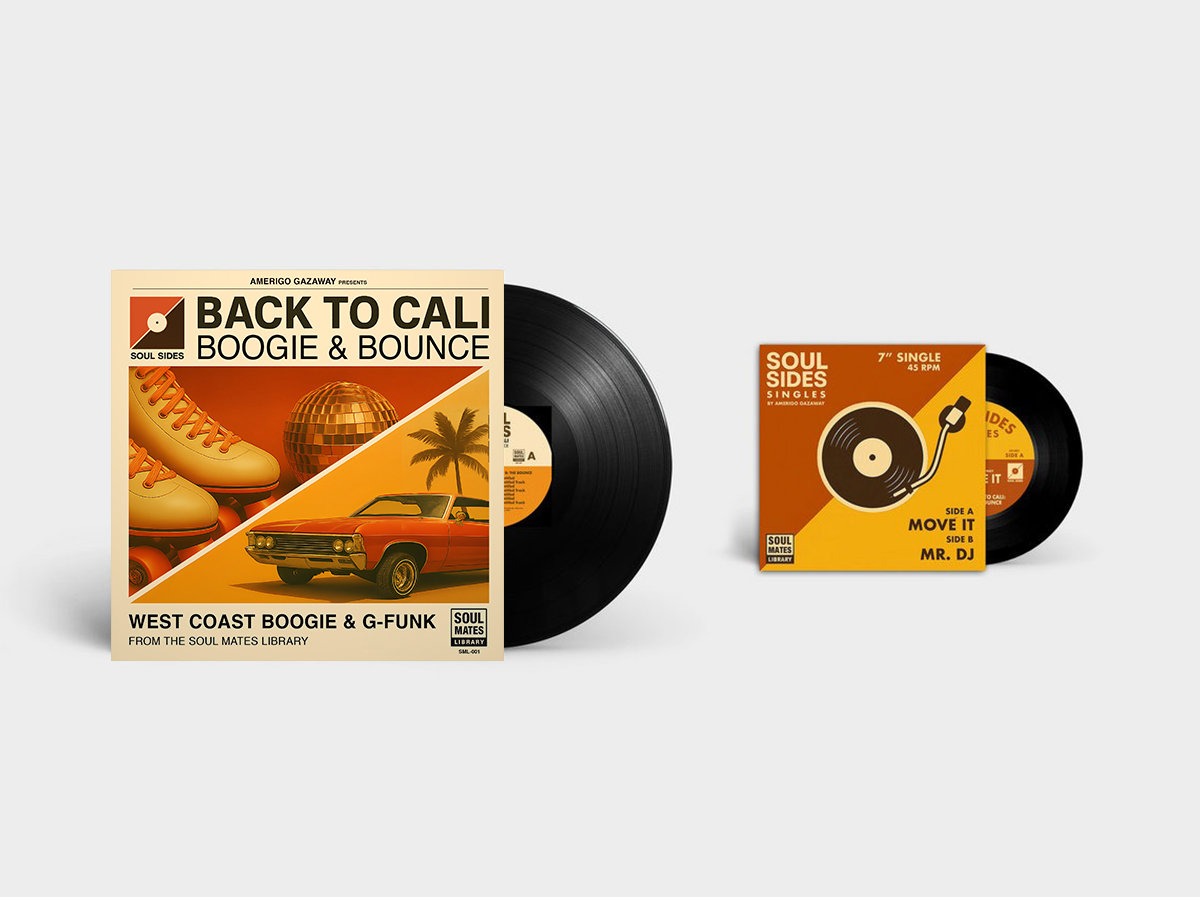 Amerigo Gazaway - Back to Cali: Boogie & Bounce - Wax Pack (12" LP + 7" Single) [Limited Edition]