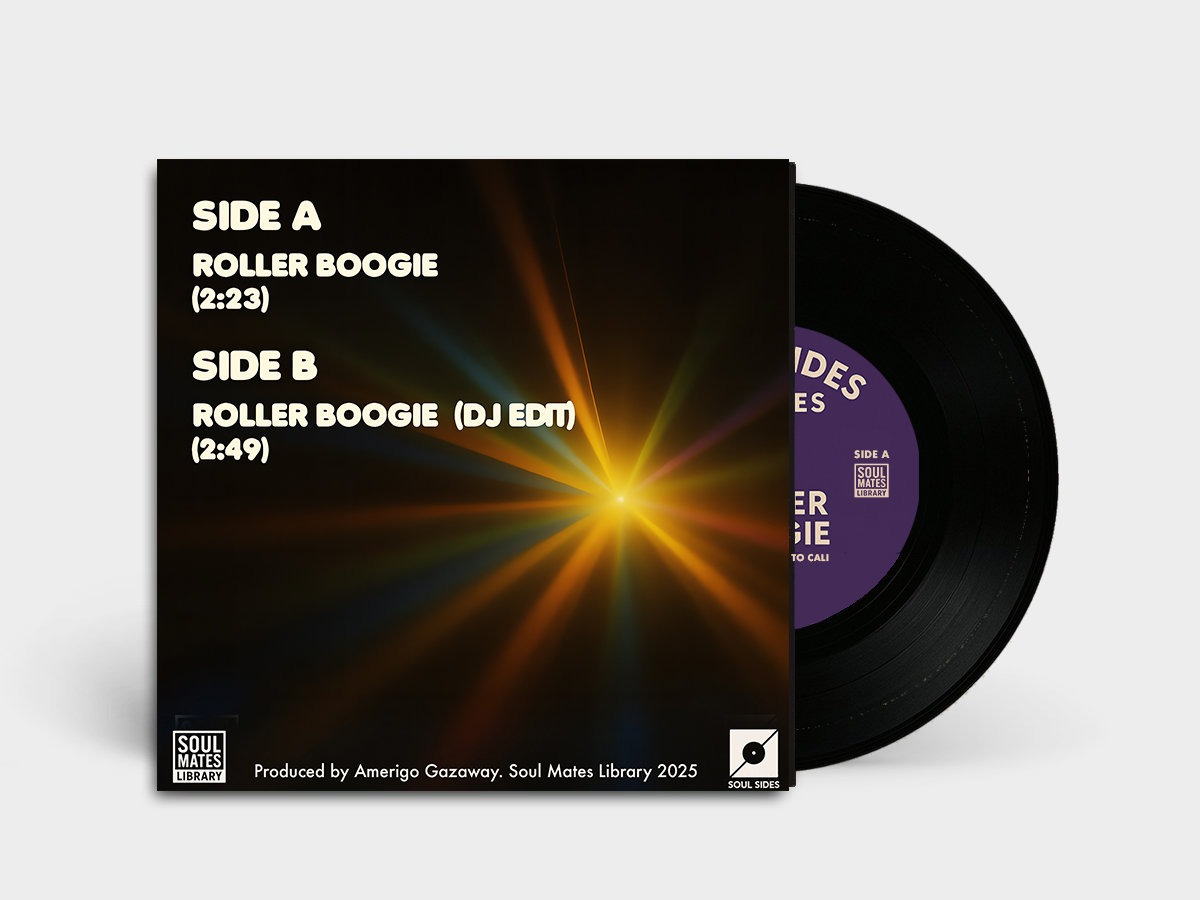 Amerigo Gazaway - Roller Boogie - 7" Vinyl [Limited Edition] - Image 2