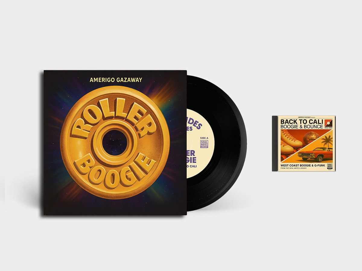 Amerigo Gazaway - Roller Boogie - 7" Vinyl + CD [Limited Edition]